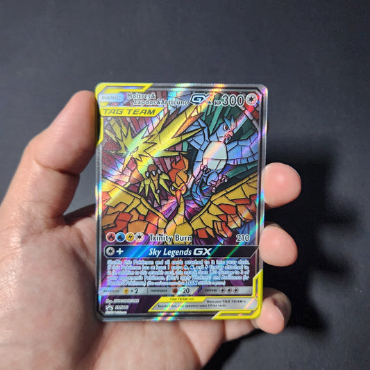 Moltres Zapdos Articuno GX SM210 Card Study
