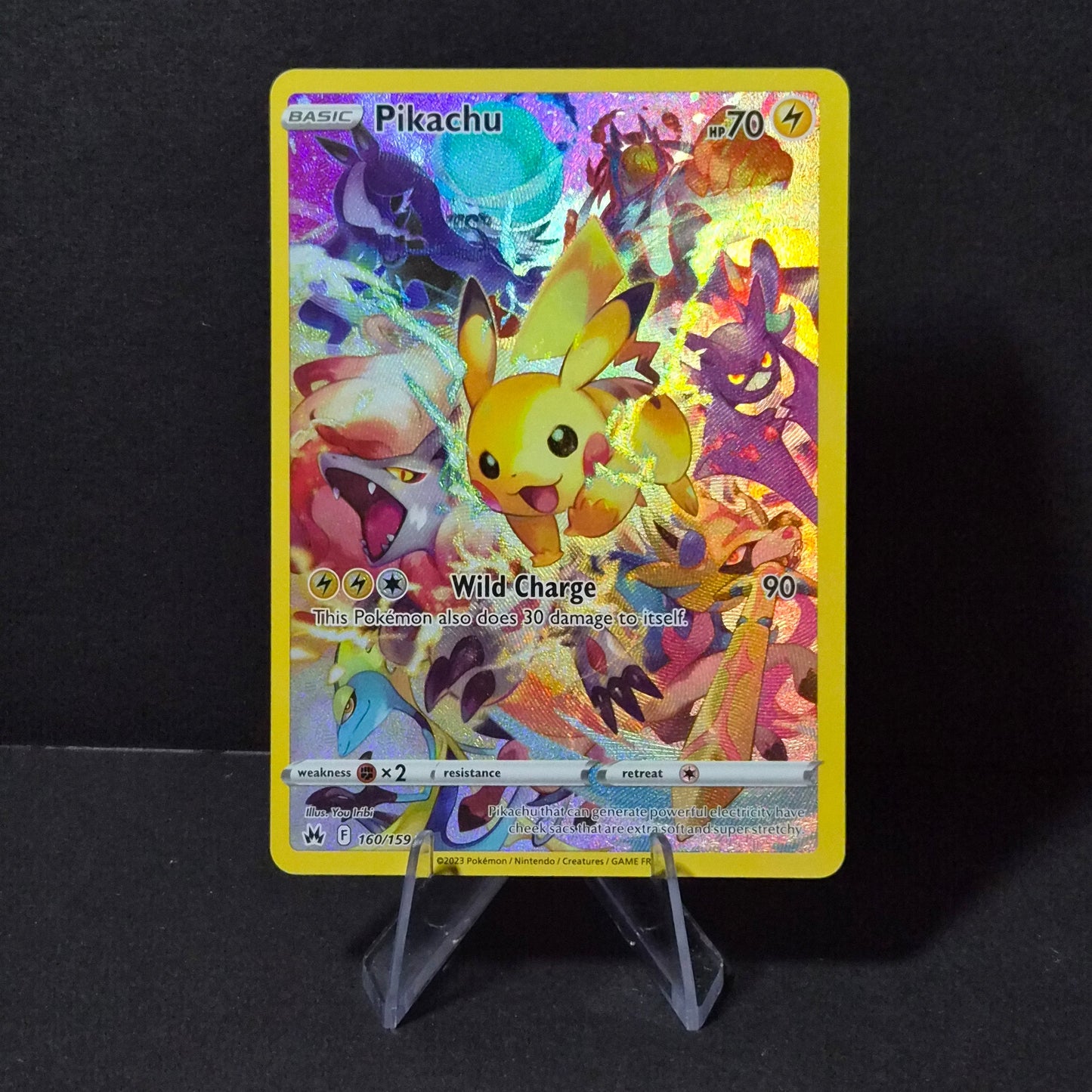 Pikachu (Secret Rare) Crown Zenith 160/159